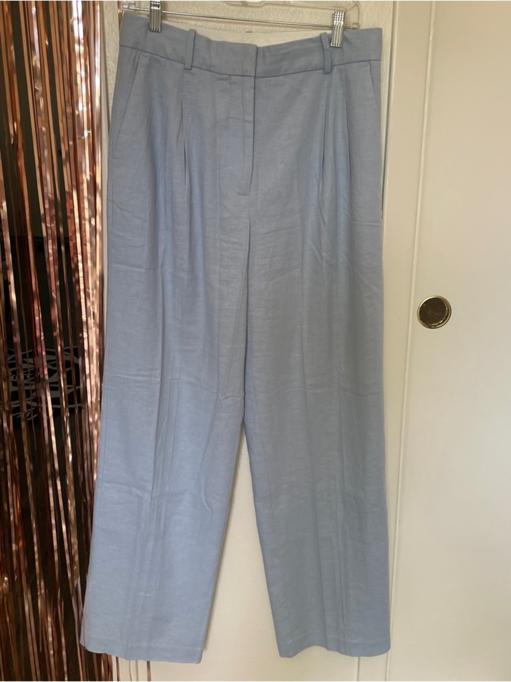 Light blue slacks